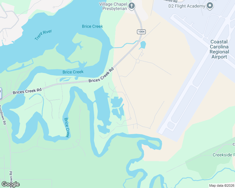 map of restaurants, bars, coffee shops, grocery stores, and more near 107 Shoreview Drive in New Bern