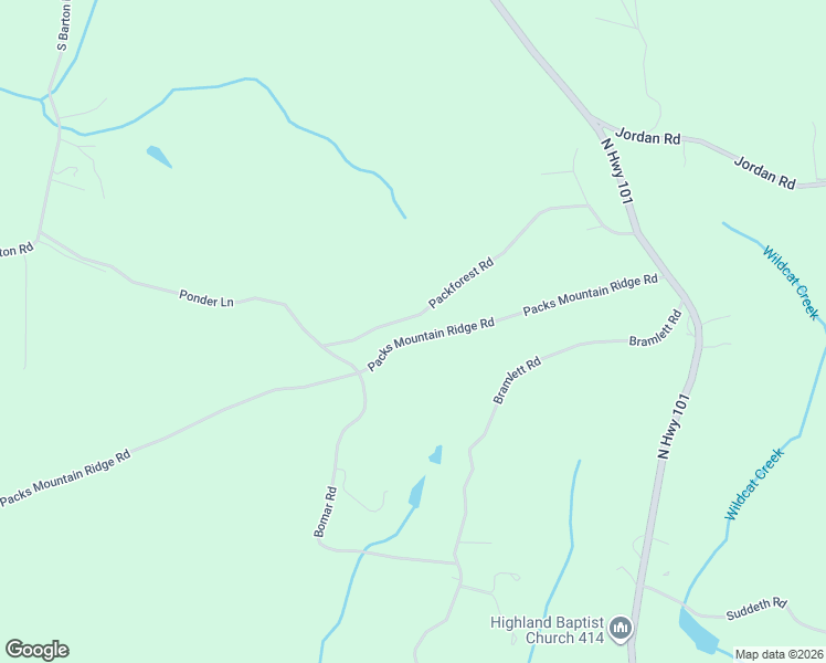 map of restaurants, bars, coffee shops, grocery stores, and more near 410 Packs Mountain Ridge Road in Taylors