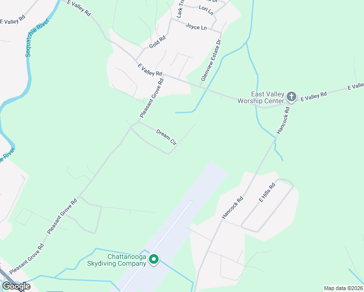 map of restaurants, bars, coffee shops, grocery stores, and more near 116 Success Drive in Jasper