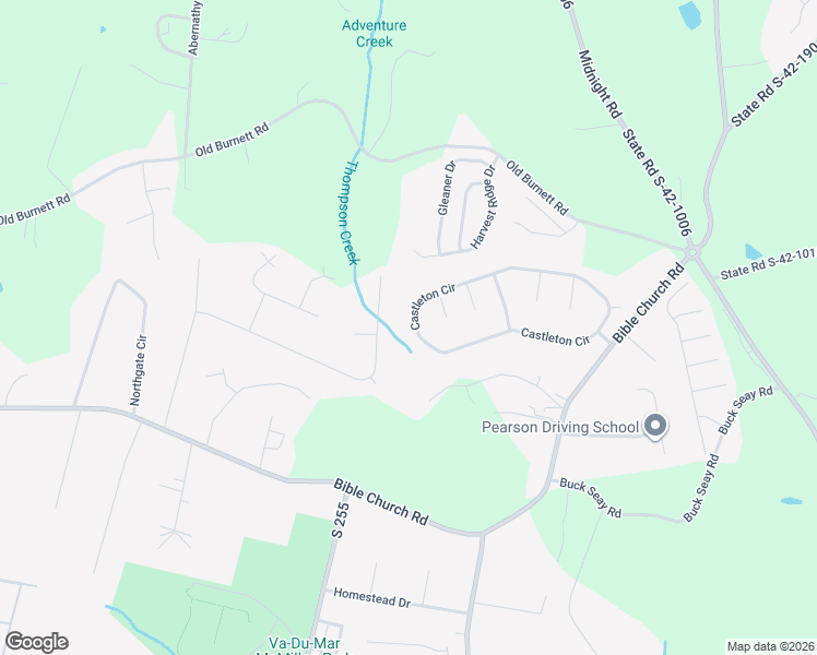 map of restaurants, bars, coffee shops, grocery stores, and more near 231 Castleton Circle in Boiling Springs