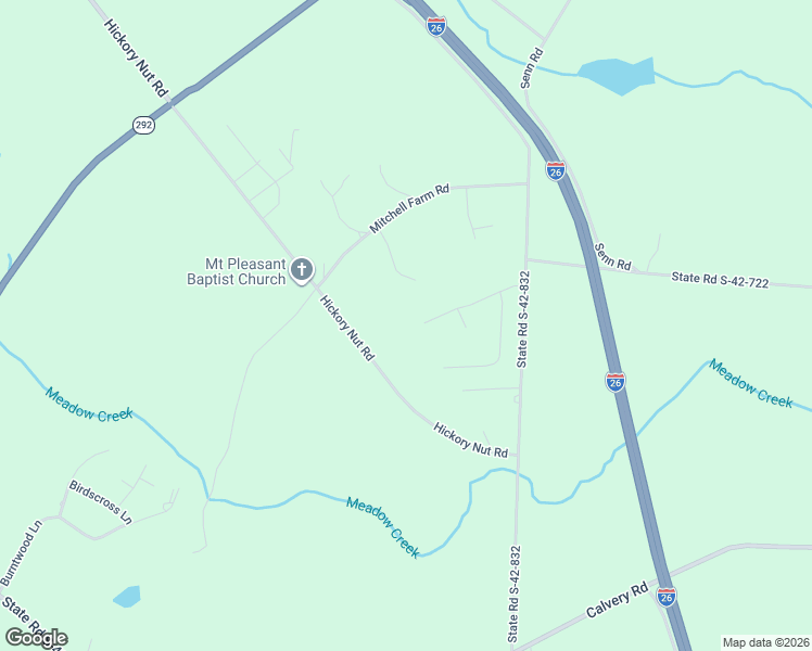 map of restaurants, bars, coffee shops, grocery stores, and more near 675 Hibbard Farm Road in Inman