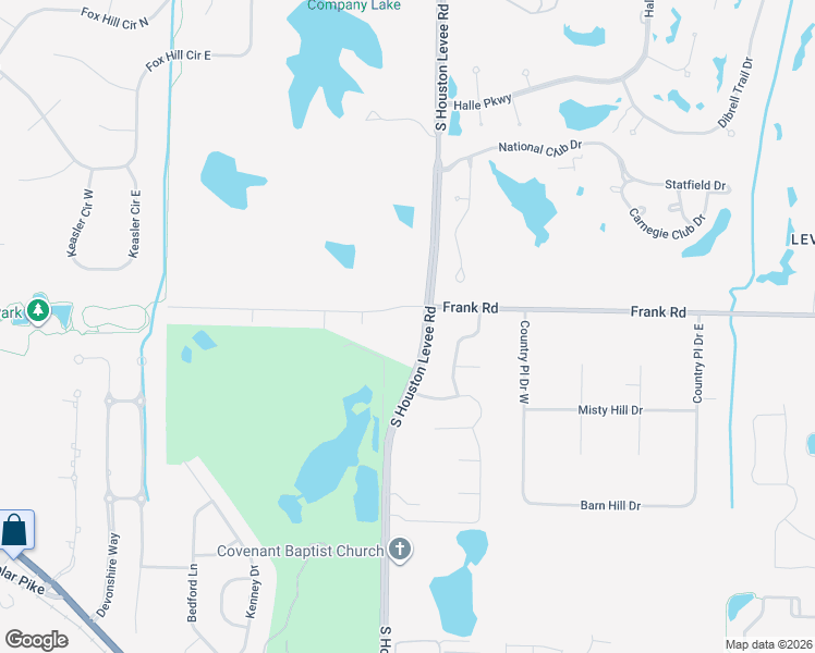 map of restaurants, bars, coffee shops, grocery stores, and more near 2911 South Houston Levee Road in Germantown