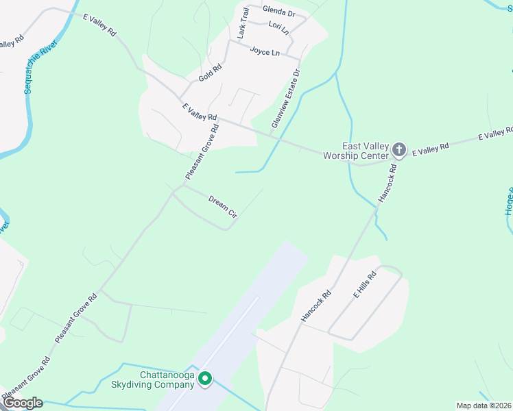 map of restaurants, bars, coffee shops, grocery stores, and more near 116 Success Drive in Jasper