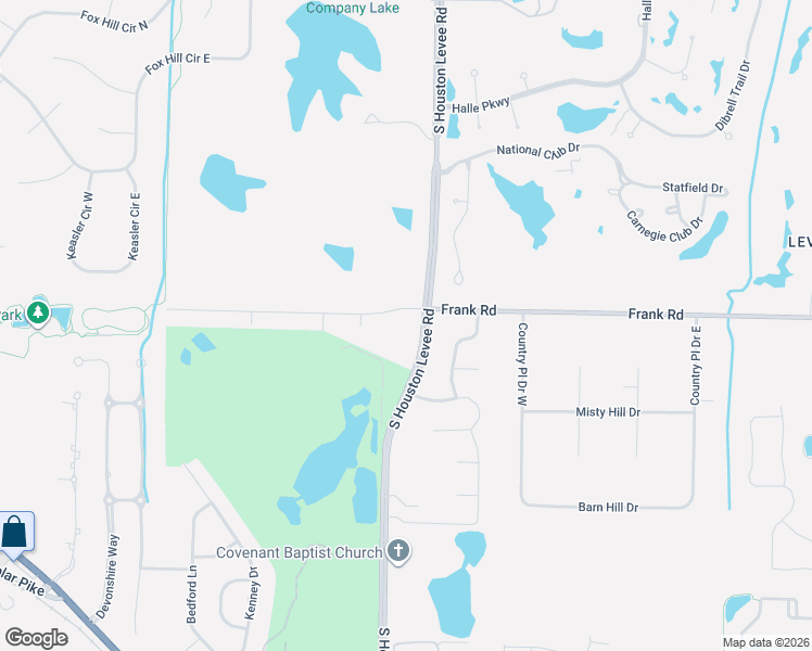 map of restaurants, bars, coffee shops, grocery stores, and more near 2911 South Houston Levee Road in Germantown