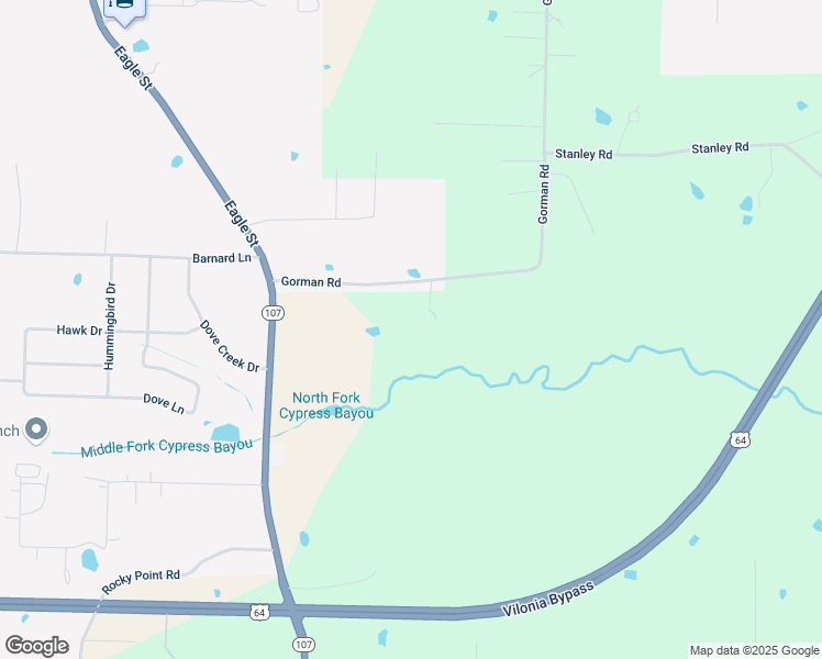 map of restaurants, bars, coffee shops, grocery stores, and more near 26 Ruple Lane in Vilonia