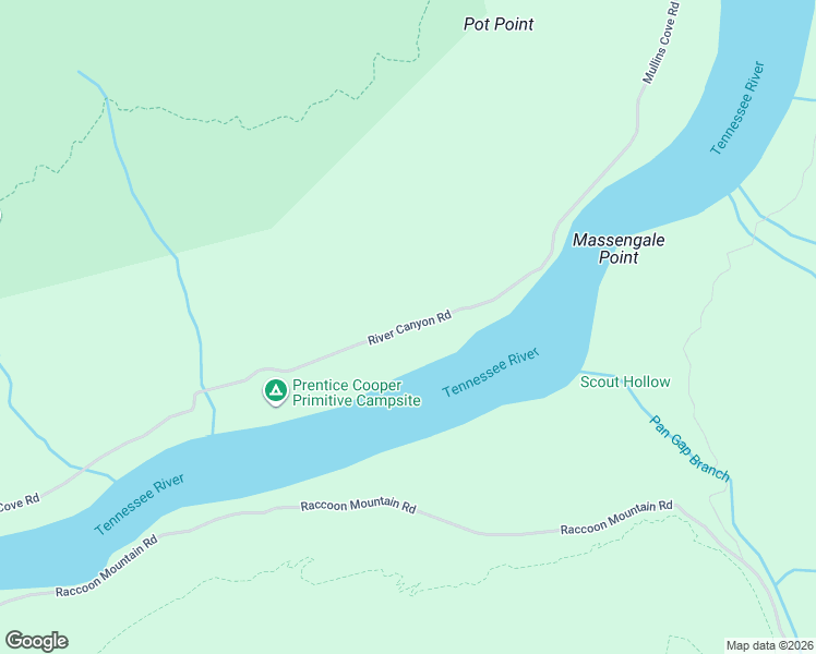 map of restaurants, bars, coffee shops, grocery stores, and more near 7352 Mullins Cove Road in Whitwell
