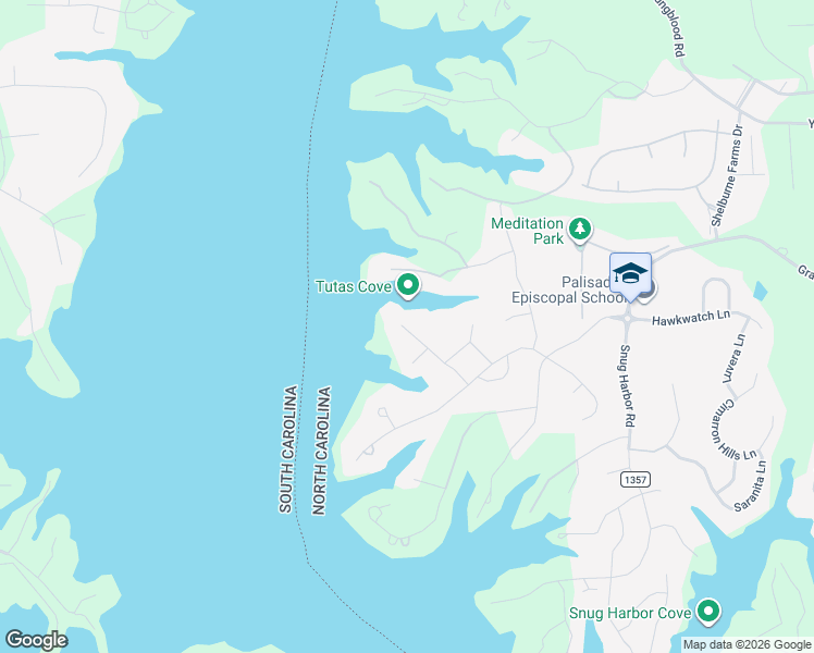 map of restaurants, bars, coffee shops, grocery stores, and more near 17725 Burnt Hickory Drive in Charlotte