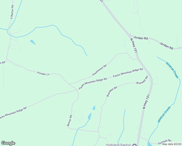 map of restaurants, bars, coffee shops, grocery stores, and more near 56 Packforest Road in Taylors