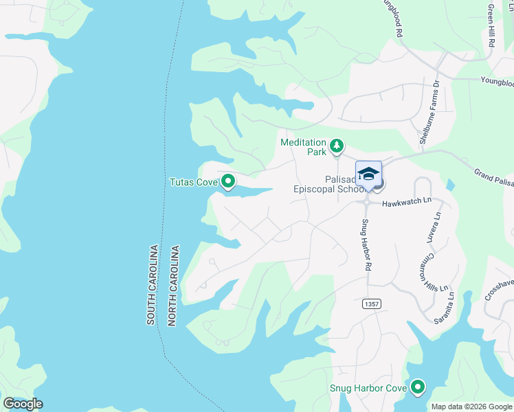 map of restaurants, bars, coffee shops, grocery stores, and more near 17725 Burnt Hickory Drive in Charlotte