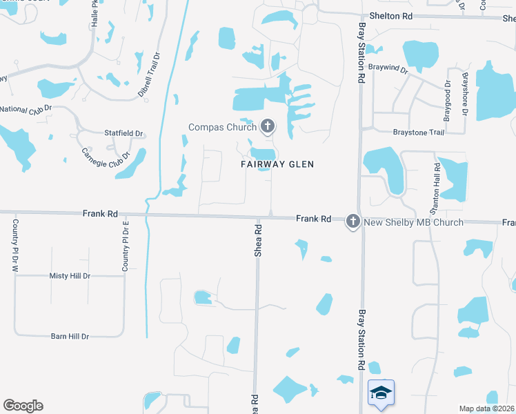 map of restaurants, bars, coffee shops, grocery stores, and more near 1480 Frank Road in Collierville