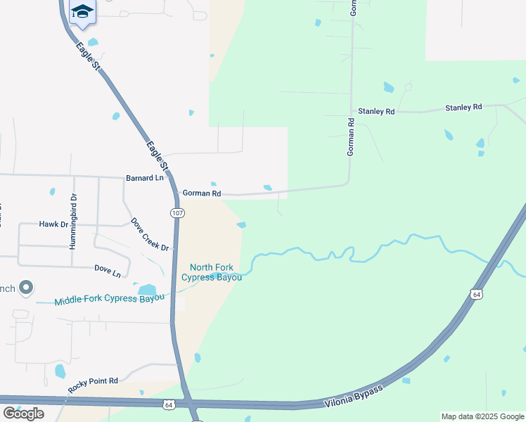 map of restaurants, bars, coffee shops, grocery stores, and more near 26 Ruple Lane in Vilonia