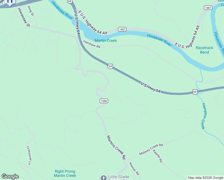 map of restaurants, bars, coffee shops, grocery stores, and more near 60 Morgan Hill Road in Murphy