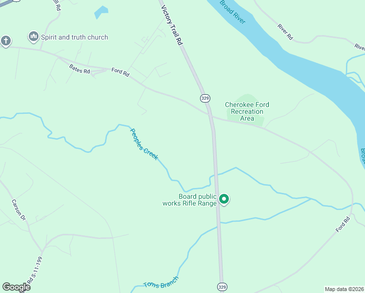 map of restaurants, bars, coffee shops, grocery stores, and more near 1318 Victory Trail Road in Gaffney