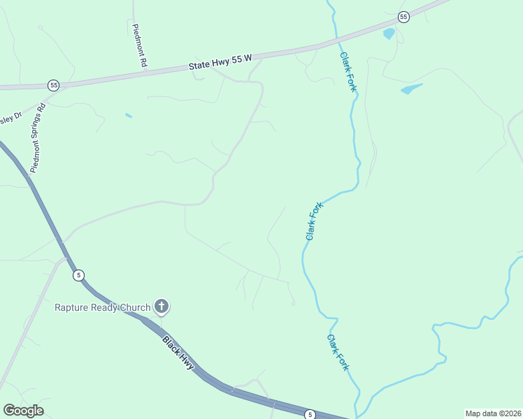 map of restaurants, bars, coffee shops, grocery stores, and more near 585 O'Neal Road in Blacksburg
