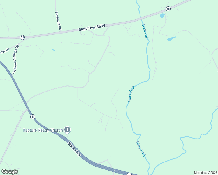 map of restaurants, bars, coffee shops, grocery stores, and more near 585 O'Neal Road in Blacksburg