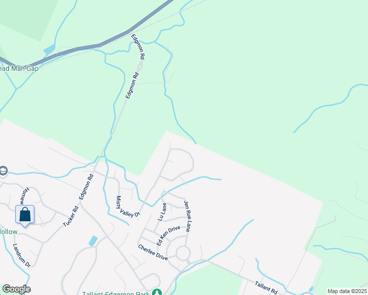 map of restaurants, bars, coffee shops, grocery stores, and more near 8952 Grey Mountain Drive in Collegedale