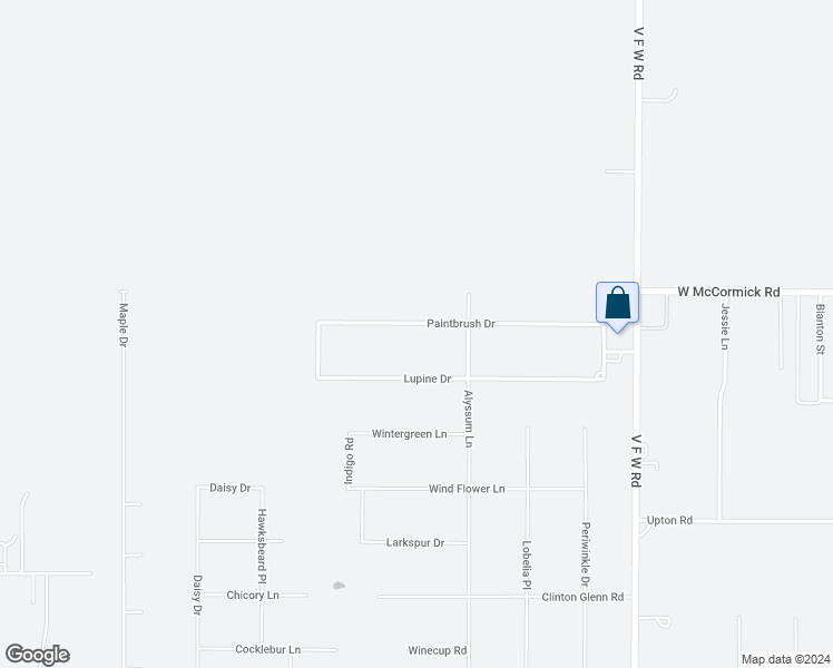 map of restaurants, bars, coffee shops, grocery stores, and more near 8820 Paintbrush Drive in Amarillo