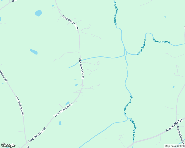 map of restaurants, bars, coffee shops, grocery stores, and more near 4422 Lucy Short Cut Road in Marshville