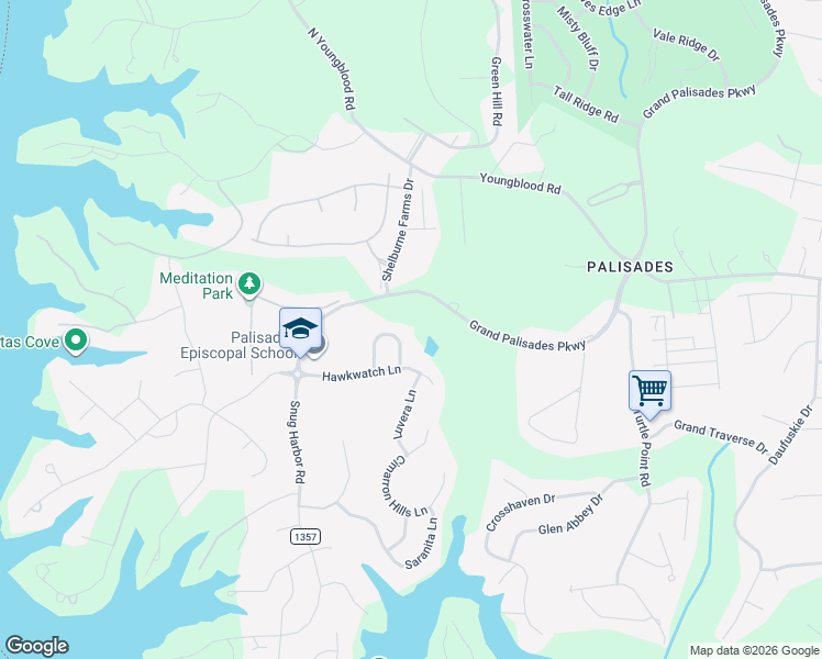 map of restaurants, bars, coffee shops, grocery stores, and more near 13215 Feale Court in Charlotte