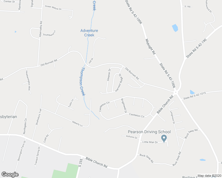 map of restaurants, bars, coffee shops, grocery stores, and more near 530 Cornucopia Lane in Inman