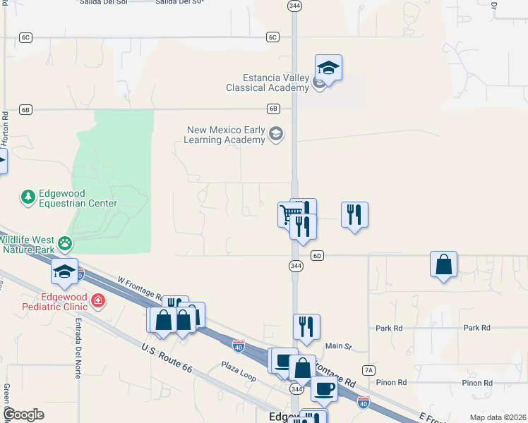 map of restaurants, bars, coffee shops, grocery stores, and more near 17 Woods End Road in Edgewood
