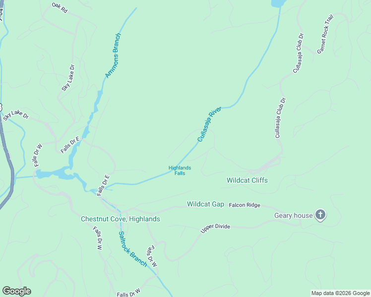 map of restaurants, bars, coffee shops, grocery stores, and more near 1958 Cullasaja Club Drive in Highlands