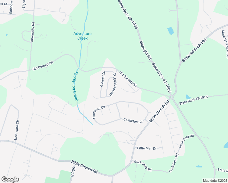 map of restaurants, bars, coffee shops, grocery stores, and more near 129 Harvest Ridge Drive in Inman