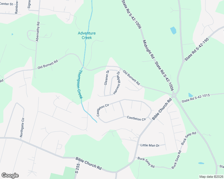 map of restaurants, bars, coffee shops, grocery stores, and more near 527 Cornucopia Lane in Inman