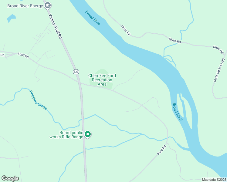 map of restaurants, bars, coffee shops, grocery stores, and more near 802 Ford Road in Gaffney