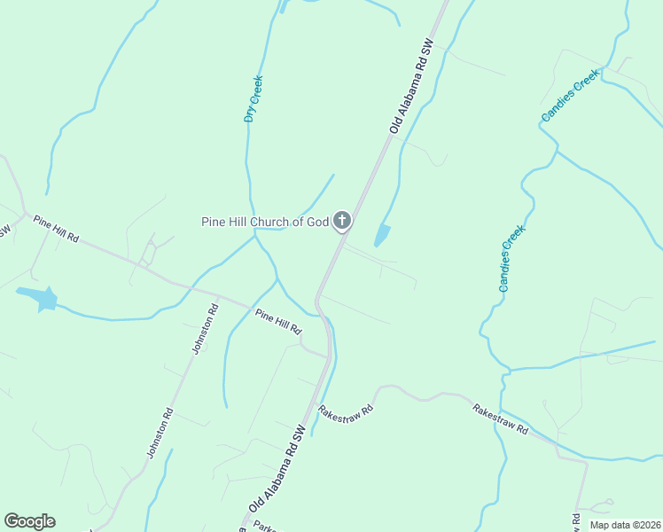 map of restaurants, bars, coffee shops, grocery stores, and more near 1539 Old Alabama Road Southwest in McDonald