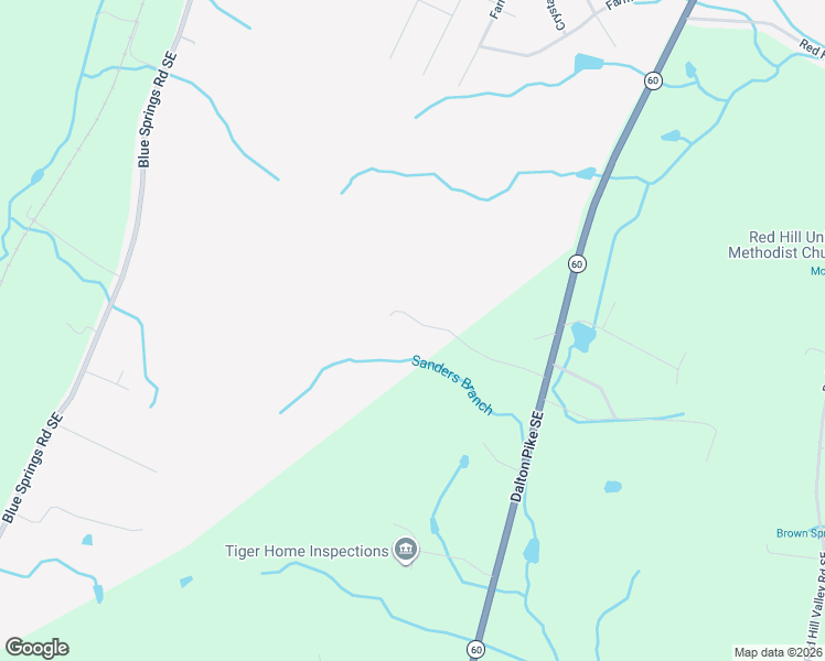 map of restaurants, bars, coffee shops, grocery stores, and more near 233 Southern Oaks Drive Southeast in Cleveland