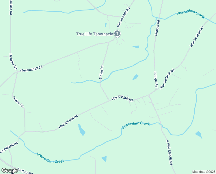 map of restaurants, bars, coffee shops, grocery stores, and more near 4408 South King Road in Greer