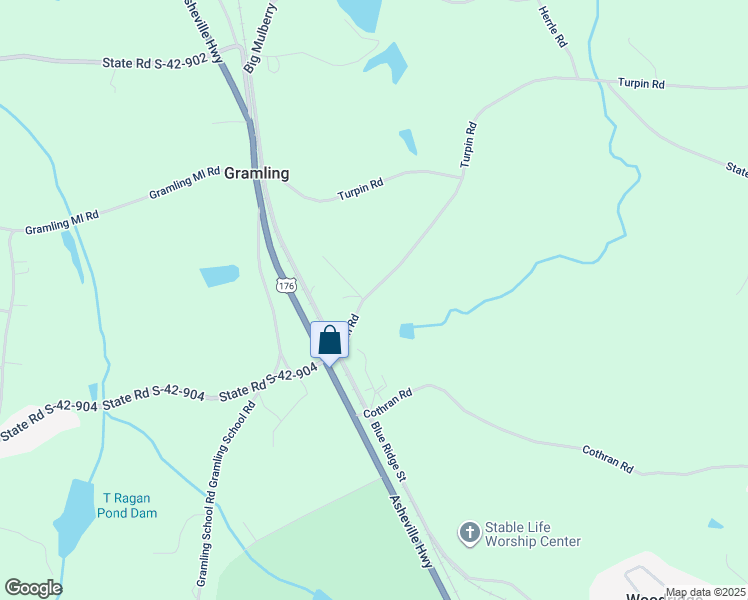map of restaurants, bars, coffee shops, grocery stores, and more near 1290 Turpin Road in Inman