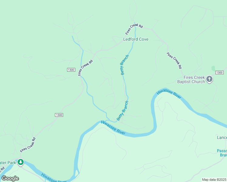 map of restaurants, bars, coffee shops, grocery stores, and more near 361 Johnson Road in Hayesville