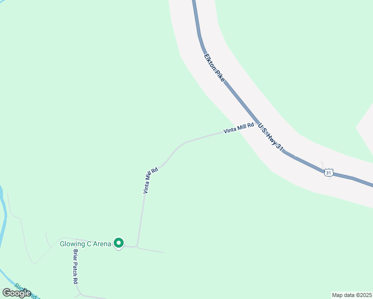 map of restaurants, bars, coffee shops, grocery stores, and more near 431 Vinta Mill Road in Prospect
