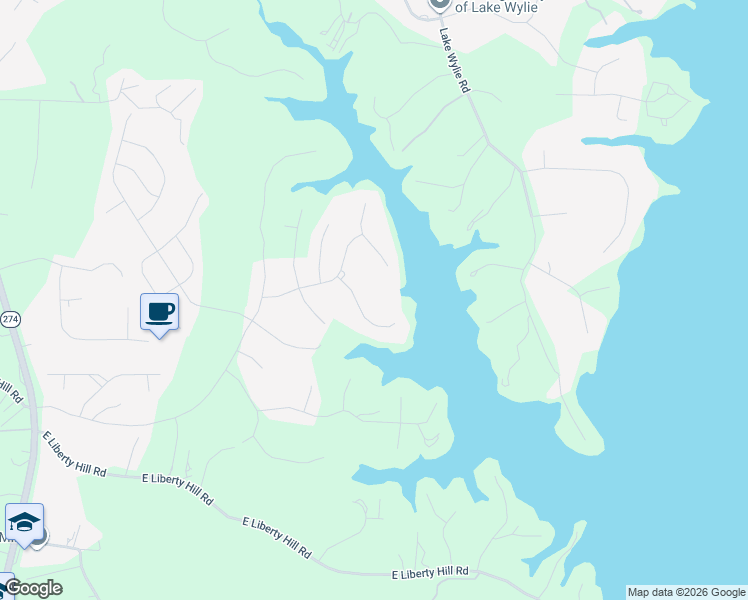 map of restaurants, bars, coffee shops, grocery stores, and more near 3517 Aqua Point Drive in York