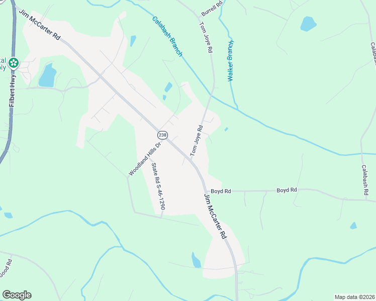 map of restaurants, bars, coffee shops, grocery stores, and more near 1982 Jim McCarter Road in Clover