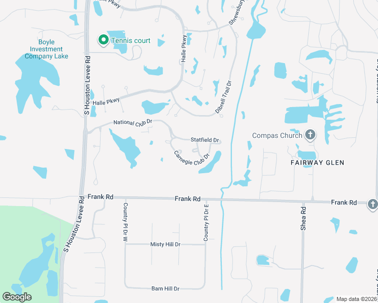 map of restaurants, bars, coffee shops, grocery stores, and more near 10254 Old Course Cove in Collierville