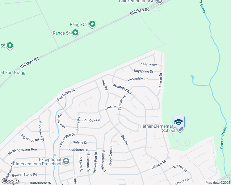 map of restaurants, bars, coffee shops, grocery stores, and more near 7320 Navarro Street in Fayetteville