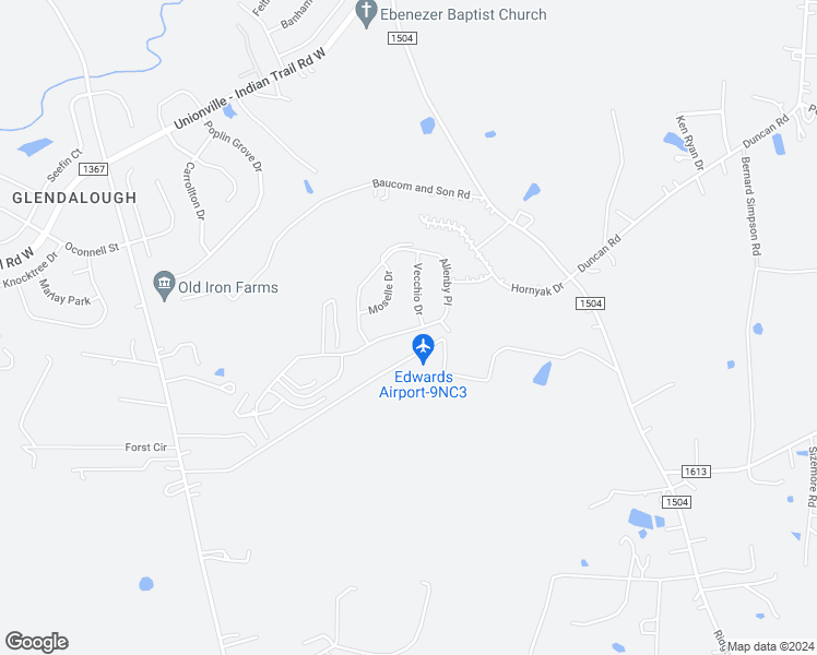 map of restaurants, bars, coffee shops, grocery stores, and more near 3933 Allenby Place in Unionville