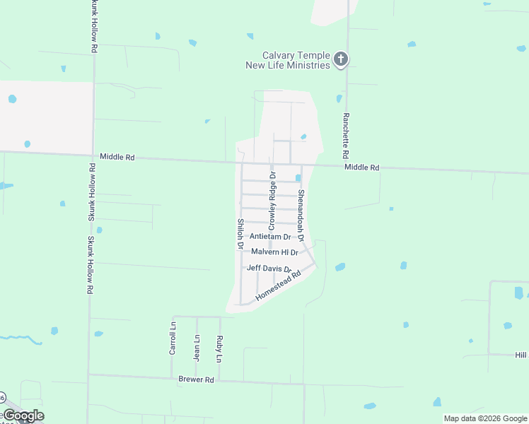 map of restaurants, bars, coffee shops, grocery stores, and more near 3345 Perryville Drive in Conway