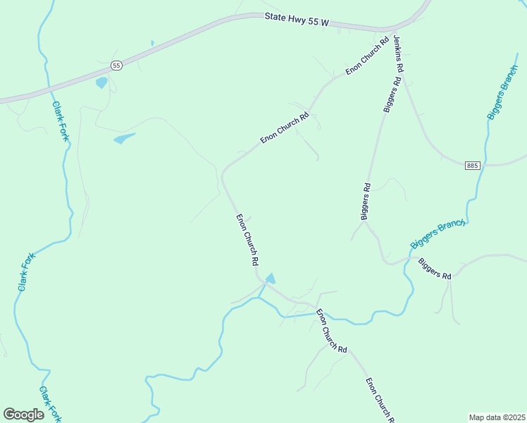 map of restaurants, bars, coffee shops, grocery stores, and more near 624 Enon Church Road in Clover