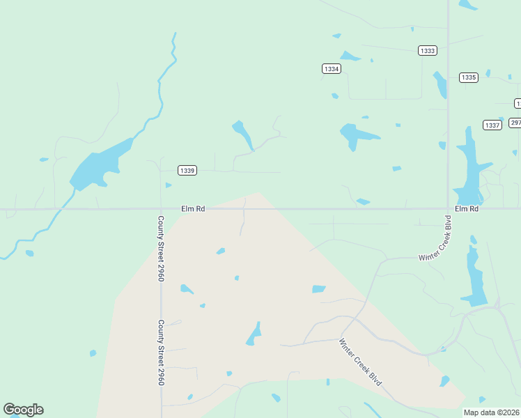 map of restaurants, bars, coffee shops, grocery stores, and more near 2217 County Road 1340 in Blanchard