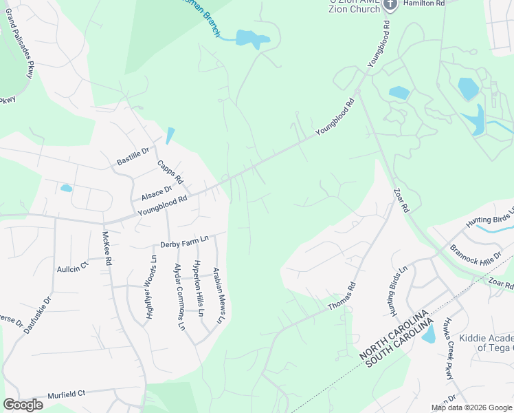 map of restaurants, bars, coffee shops, grocery stores, and more near in Charlotte