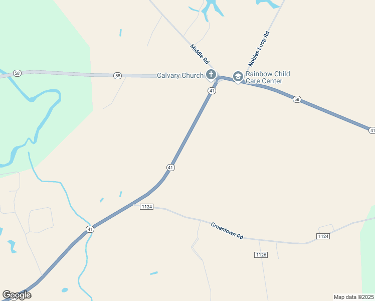map of restaurants, bars, coffee shops, grocery stores, and more near 303 North Carolina 41 in Trenton