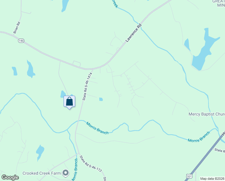 map of restaurants, bars, coffee shops, grocery stores, and more near 2998 State Road S-46-1474 in Clover