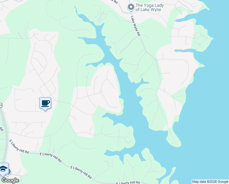 map of restaurants, bars, coffee shops, grocery stores, and more near 3517 Aqua Point Drive in York