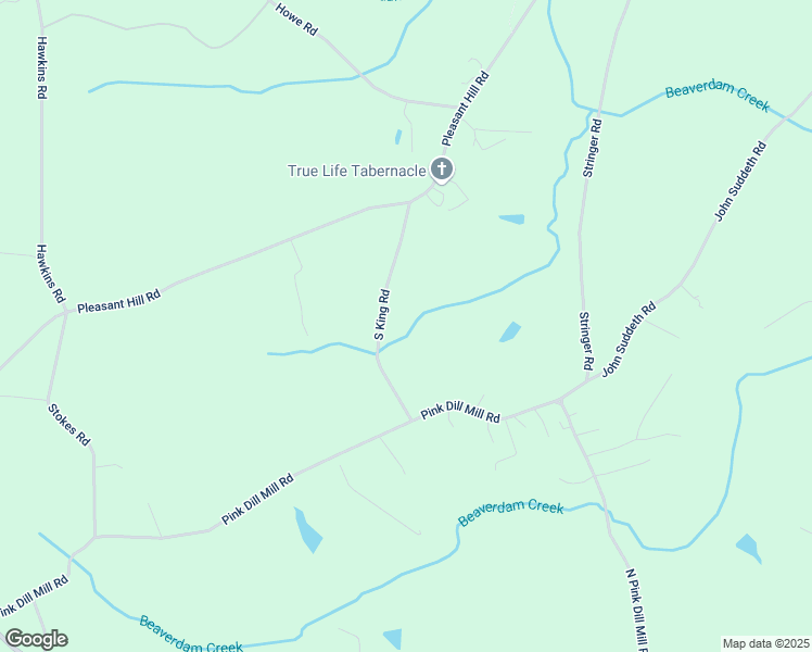 map of restaurants, bars, coffee shops, grocery stores, and more near 4408 South King Road in Greer