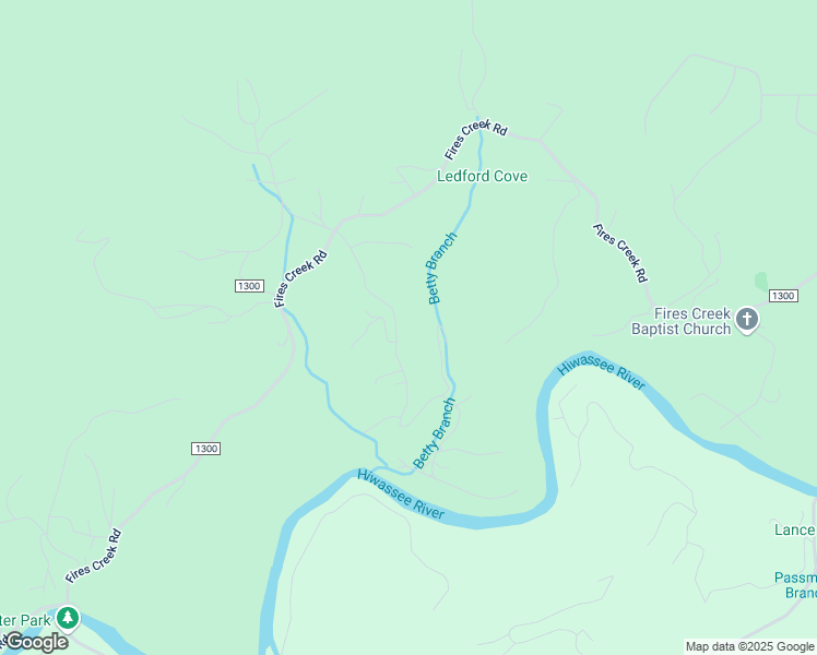 map of restaurants, bars, coffee shops, grocery stores, and more near 361 Johnson Road in Hayesville
