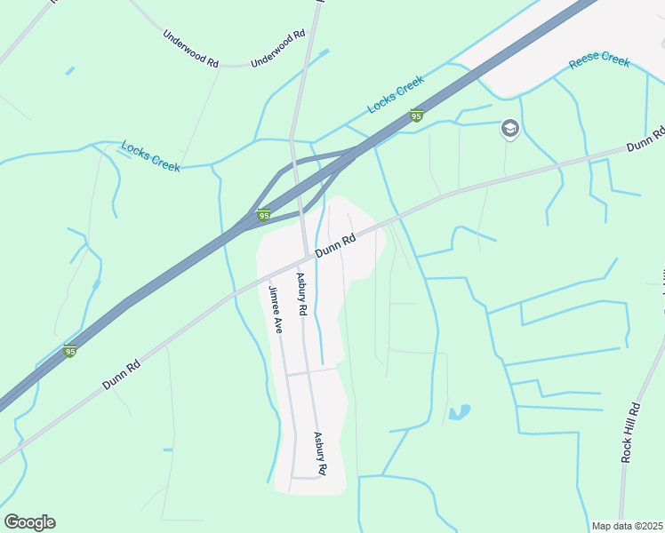 map of restaurants, bars, coffee shops, grocery stores, and more near 2132 Dunn Road in Fayetteville